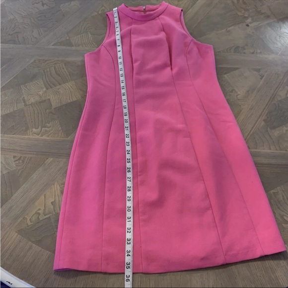 Shoshanna Midi Sheath Dress in Pink size 8 Lined High Neck - Picture 11 of 11